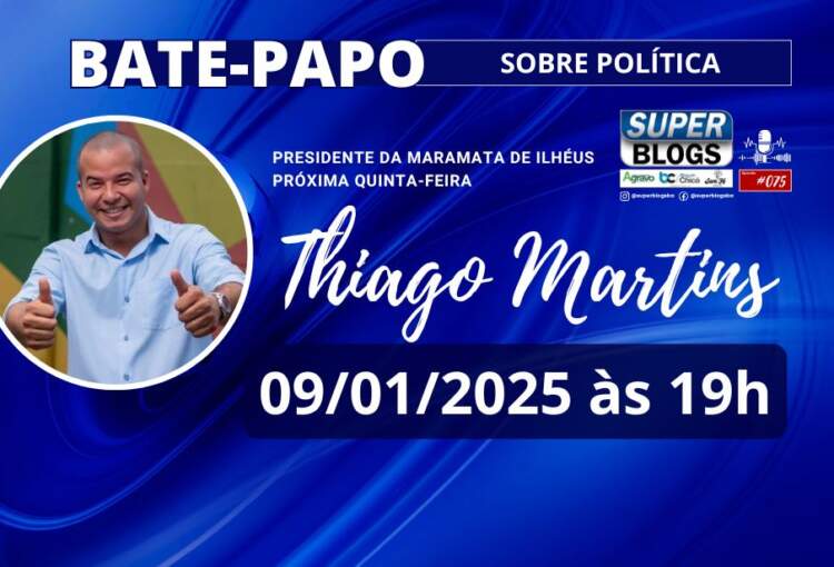 Super Blogs terá a participação Thiago Martins, nesta quinta-feira (09)